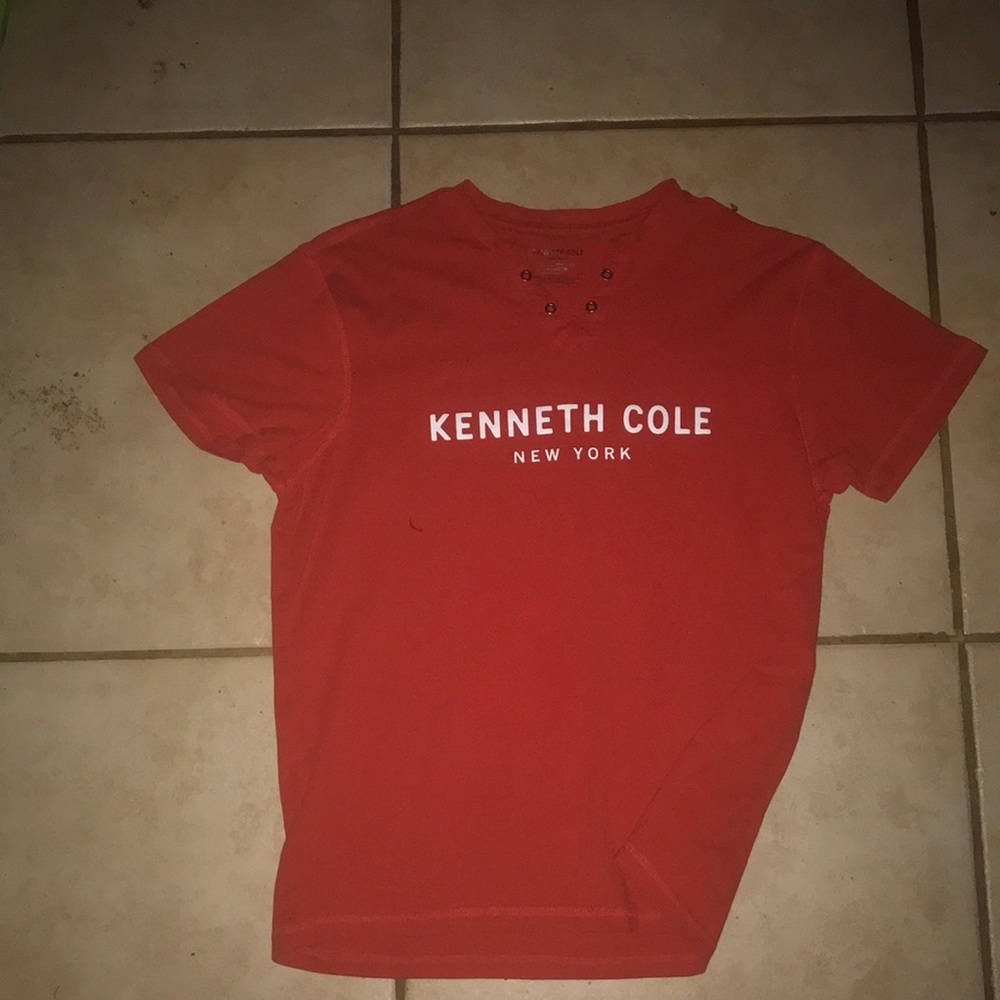 Kenneth Cole Men's Red T-Shirt